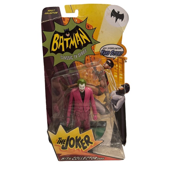 Batman Classic TV Series The Joker Action Figure DC Comics Toy With Card AS IS - Picture 1 of 13